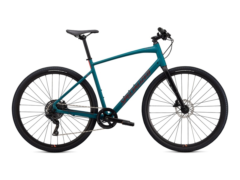 SPECIALIZED SIRRUS X 2.0 (2021) Dusty Turquoise / Black / Rocket Red