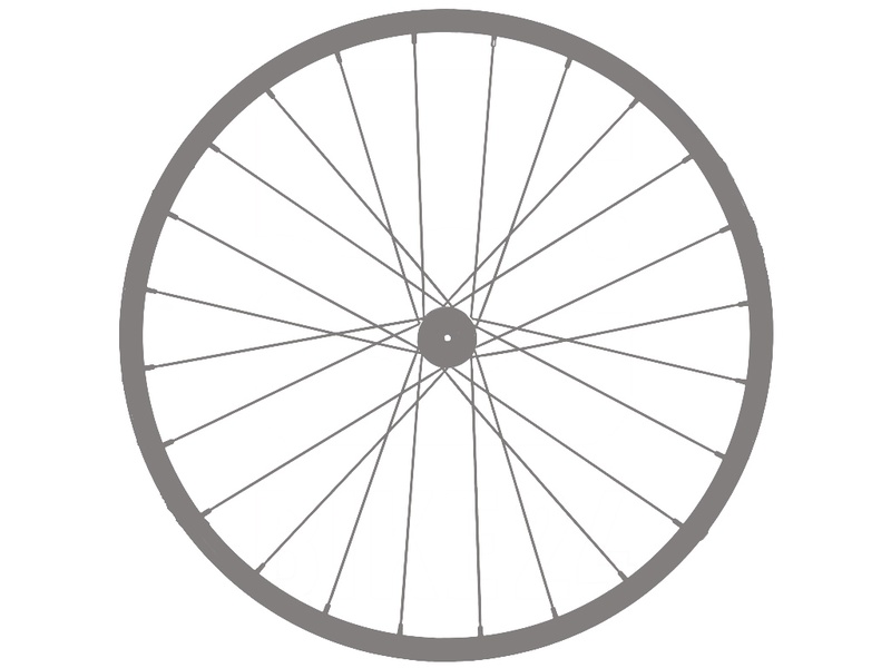 Переднее колесо 27,5, с эксцентриком, диск